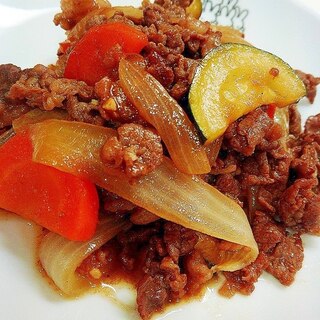 牛肉と野菜のすき焼き風